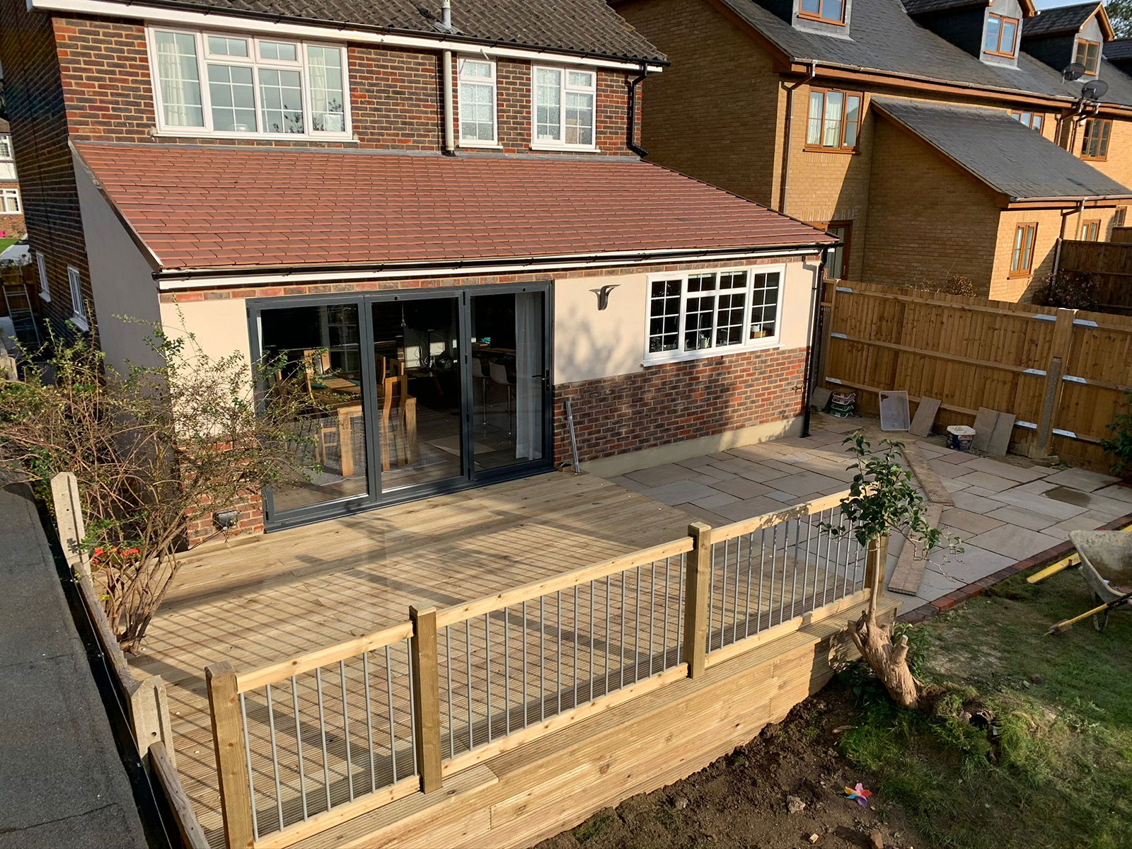 Decking by Stone Landscapes, Woking, Surrey