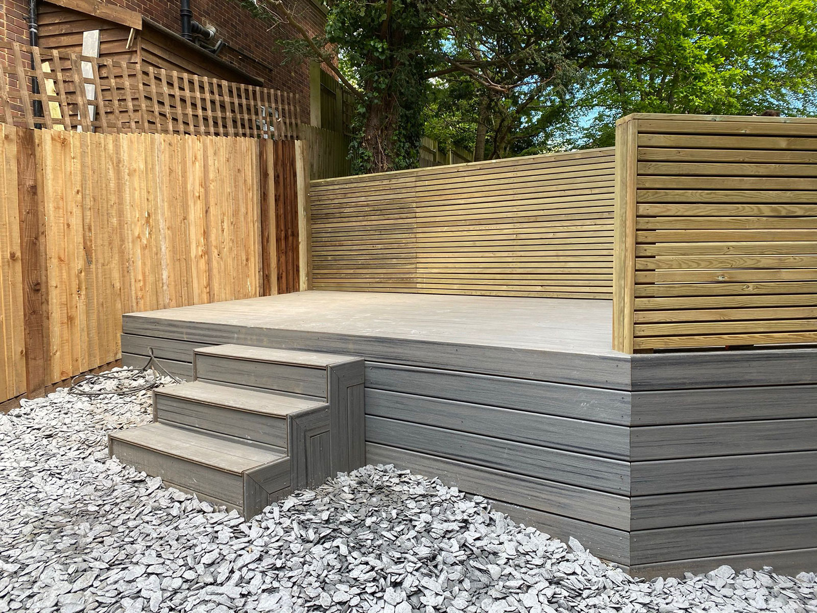 Decking by Stone Landscapes, Woking, Surrey