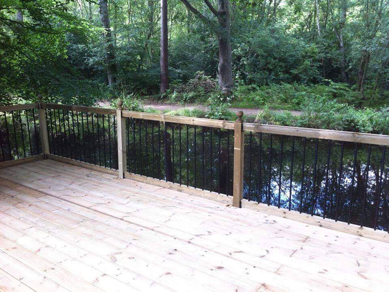 Decking by Stone Landscapes, Woking, Surrey