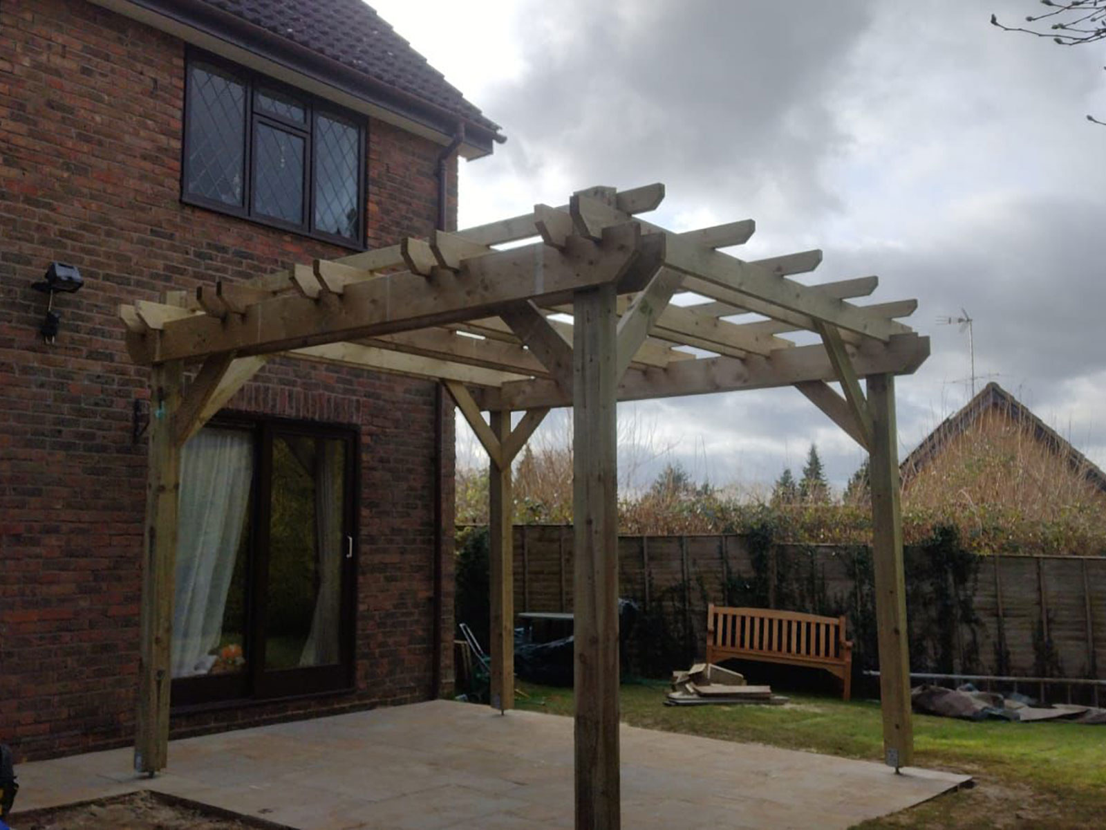 Fencing by Stone Landscapes, Woking, Surrey