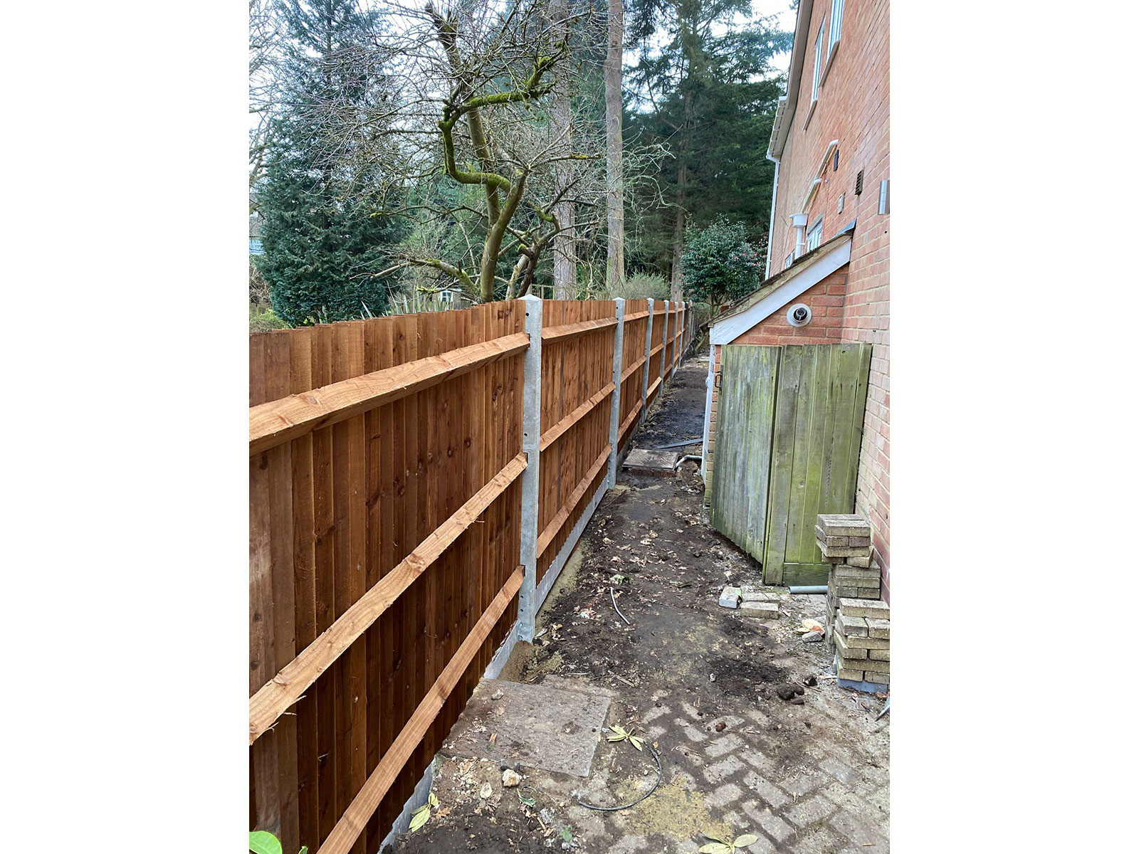 Fencing by Stone Landscapes, Woking, Surrey