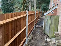 Fencing by Stone Landscapes, Woking, Surrey