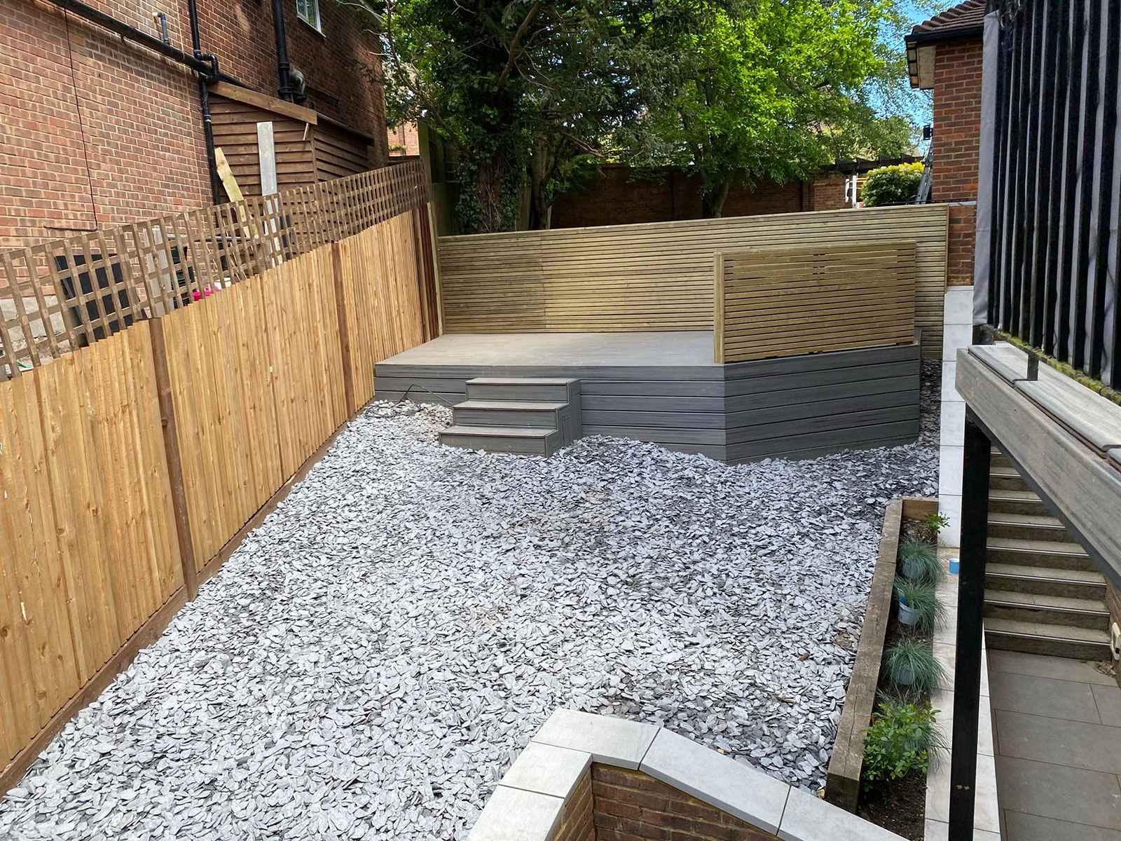 Fencing by Stone Landscapes, Woking, Surrey