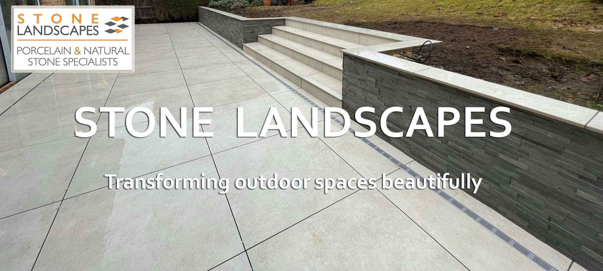 Patio by Stone Landscapes, Woking, Surrey