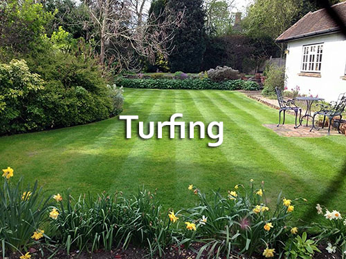 Turfing by Stone Landscapes, Woking, Surrey